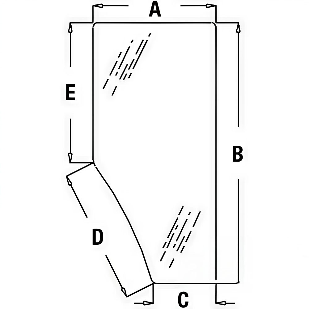 AML169103 Door Glass – Right Hand