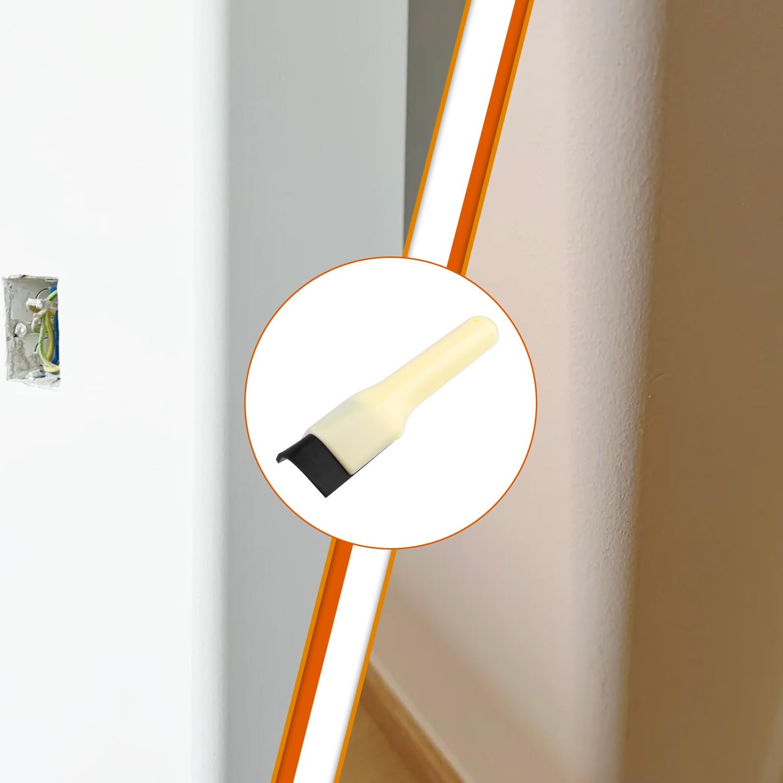 3/4″ Outside Bull Nose Corner Trowel,Radius Bullnose Tool, for Beige