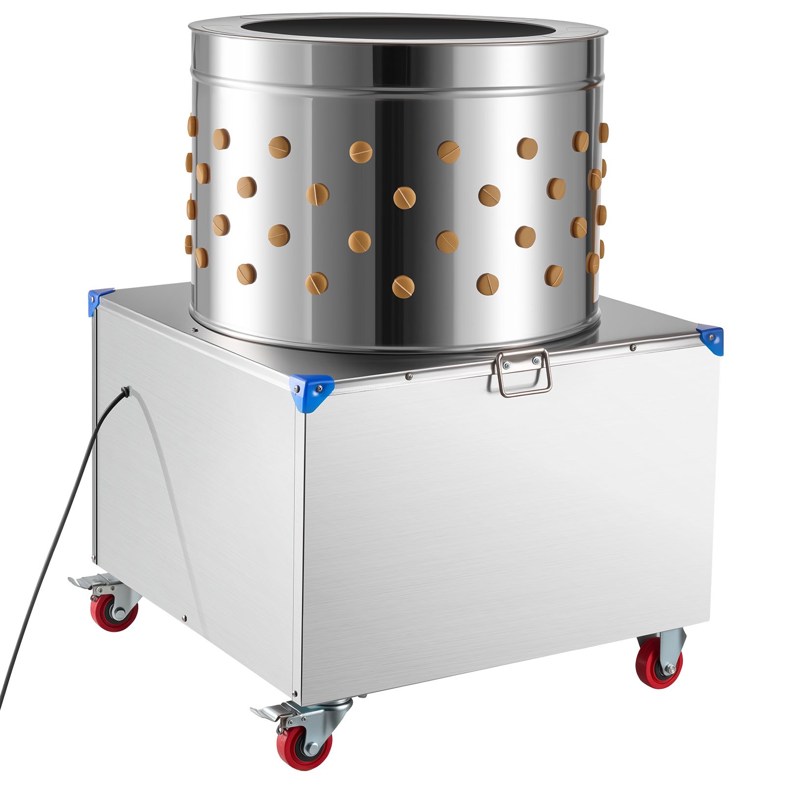 Uimoso 23.6″ Electric Poultry Plucker Machine 2200W, 275RPM, 119 Fingers