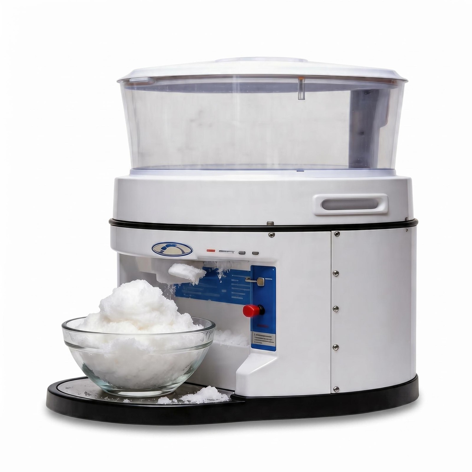 Heavy Duty Ice Shaver 650W Adjustable Fineness 1102Lbs/Hr Snow Cones Slushies