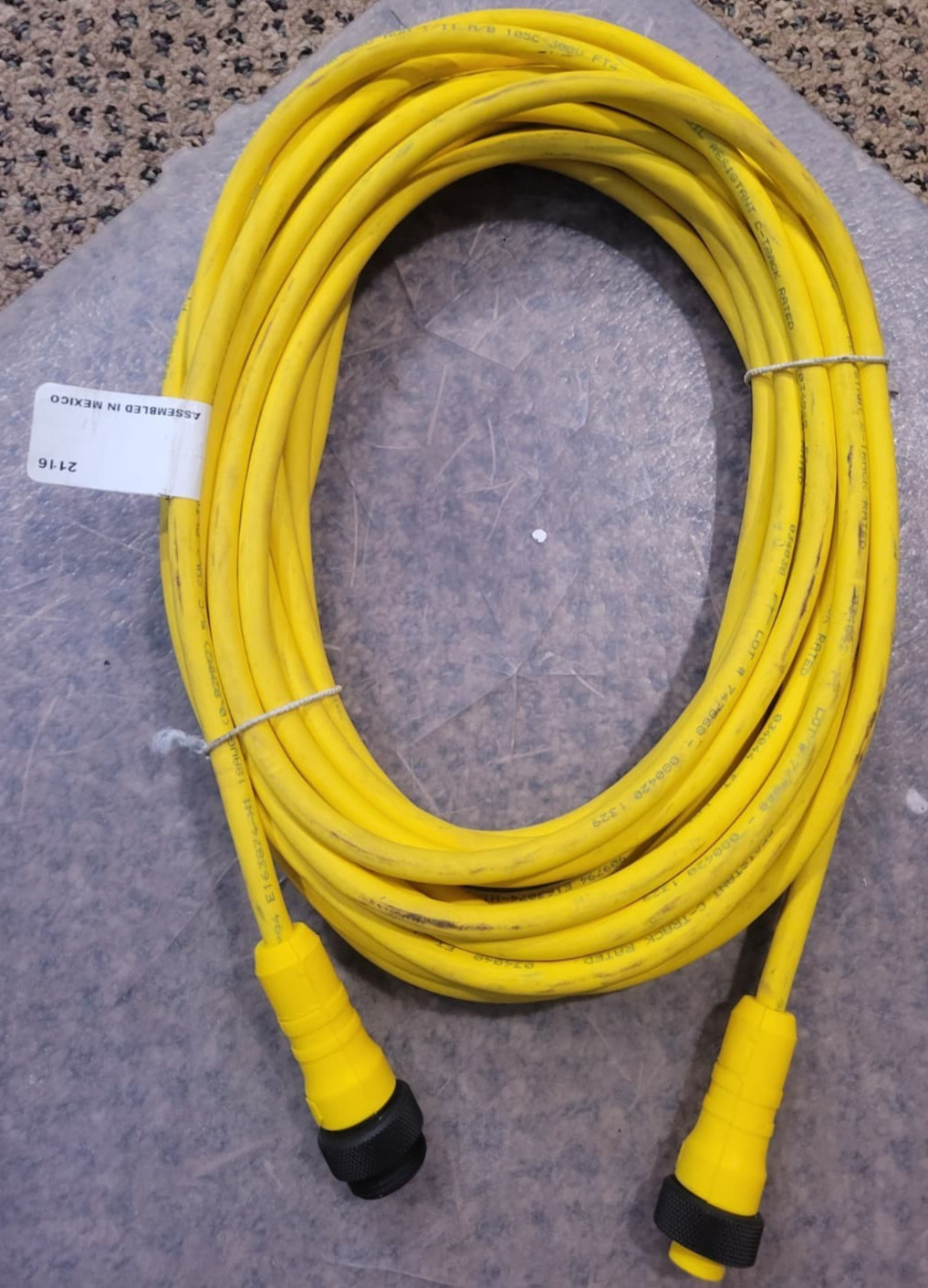 LUMBERG RSRK 50-794/10M, POWER DOUBLE-ENDED CORDSET, 500004207