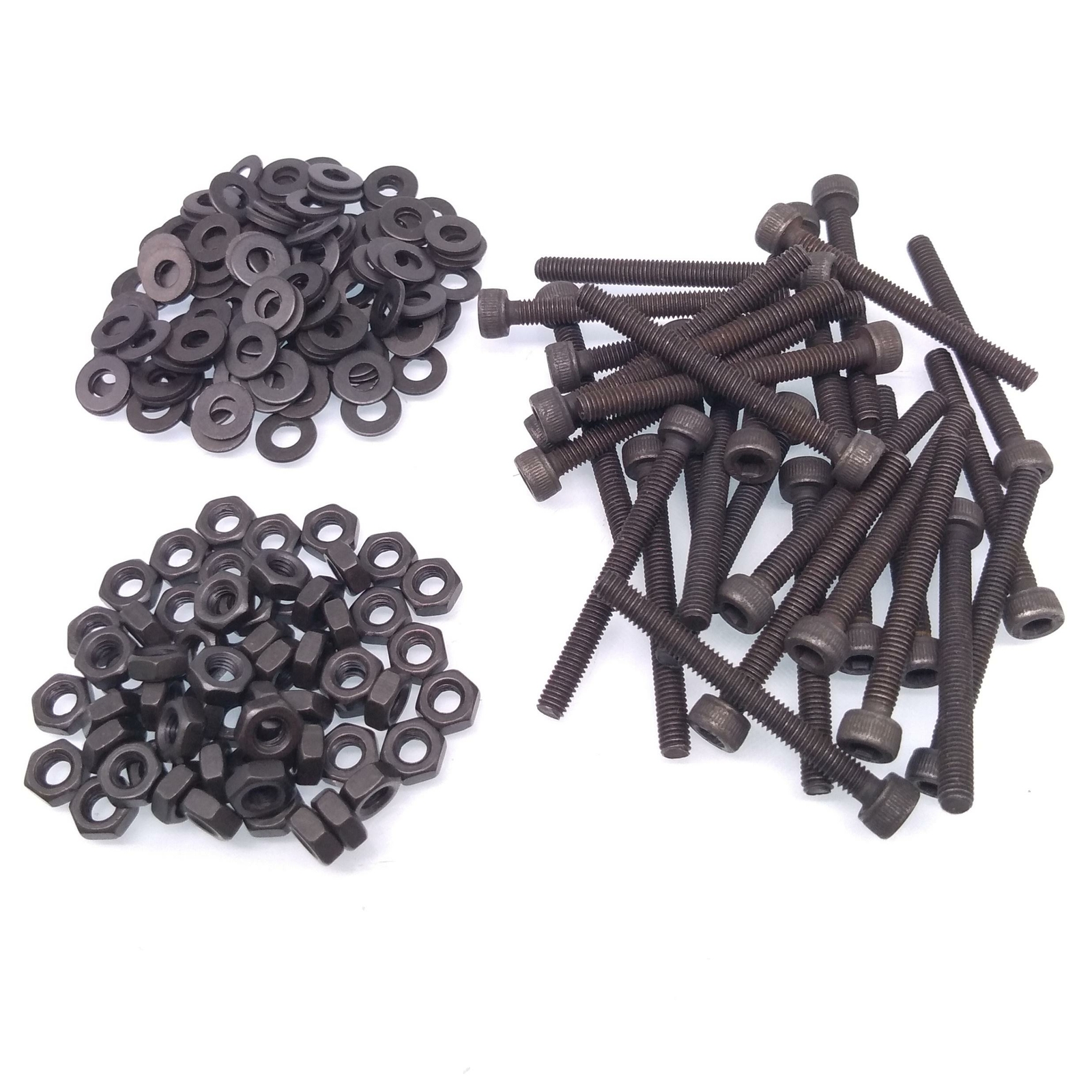 100x M3 x 30mm Socket Head Cap Screws Alloy Steel Allen Socket Drive Nuts Washer