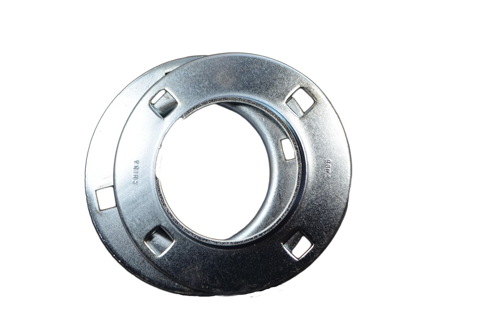 85MS PF209 Round 4 Bolt Pressed Steel Bearing Flanges (Sold in Pairs)