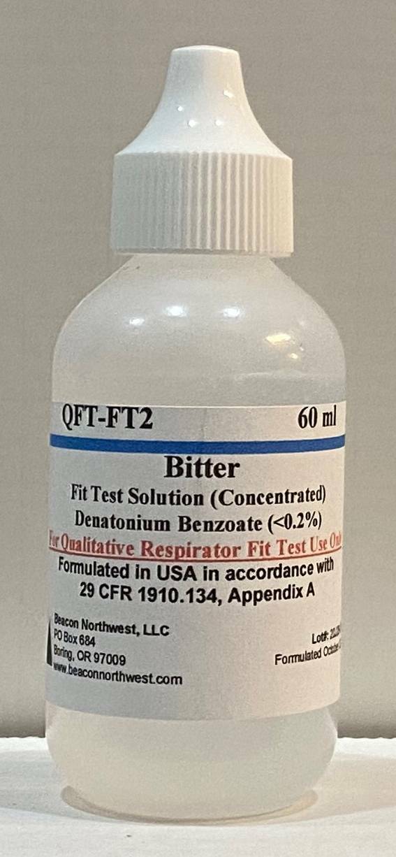 Respirator Fit Test Solution (concentrated) Bitter (with bitrex) – 60 ml