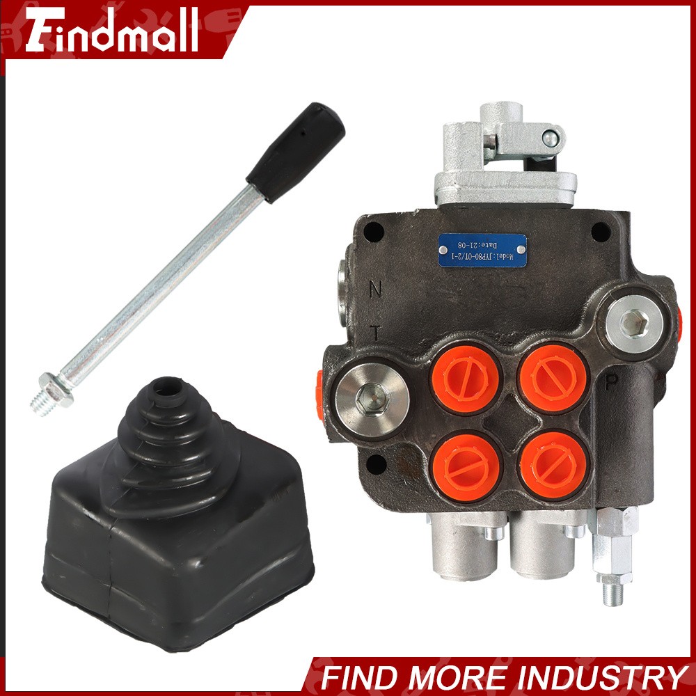 Hydraulic Directional Control Valve for Tractor Loader w/Joystick 21GPM 2Spool