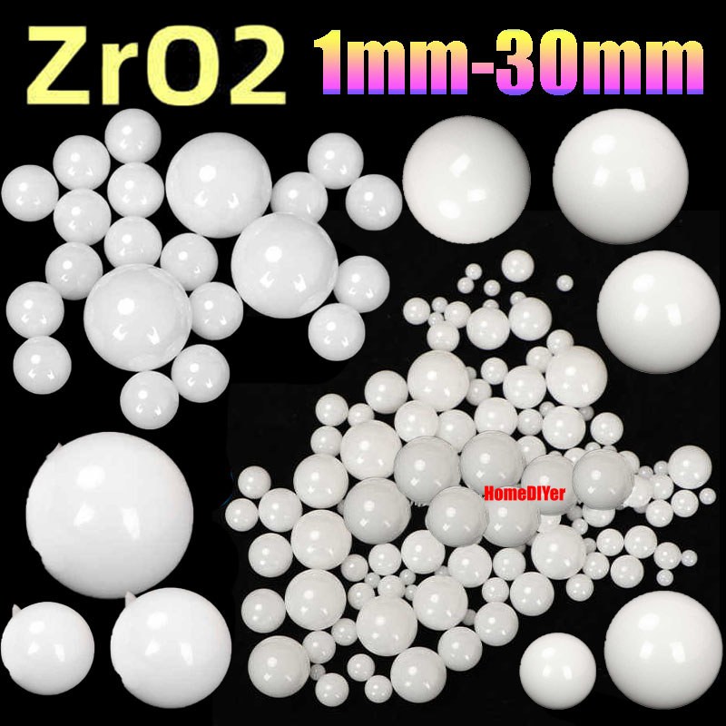 High Precision Zirconium Oxide Ceramic Bearing Balls ZRO2 Ball Diameter 1mm-30mm