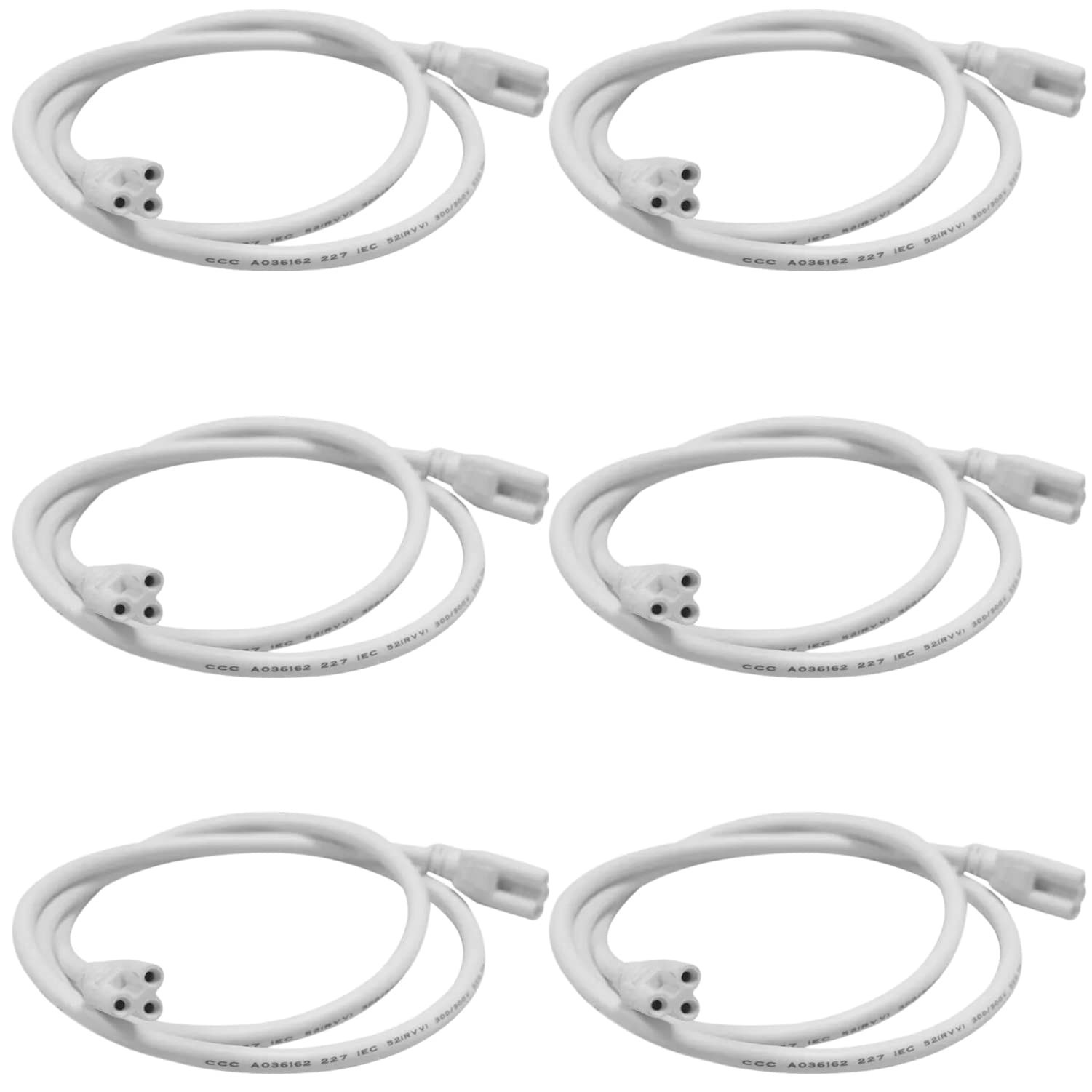 T5 T8 Double Ended 3 Pin Led Integral Tube Connectable Wire for Led Tube Ligh…