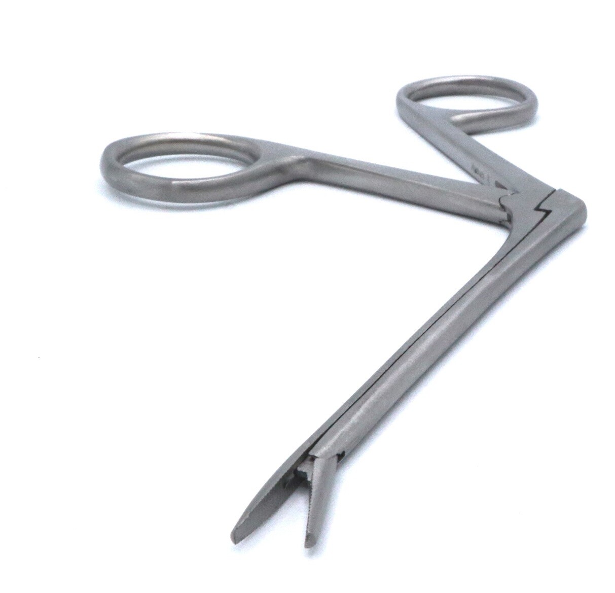 Micro Alligator Ear Forceps Straight Delicate Serrated Jaws Shaft Size 3.25 Inch
