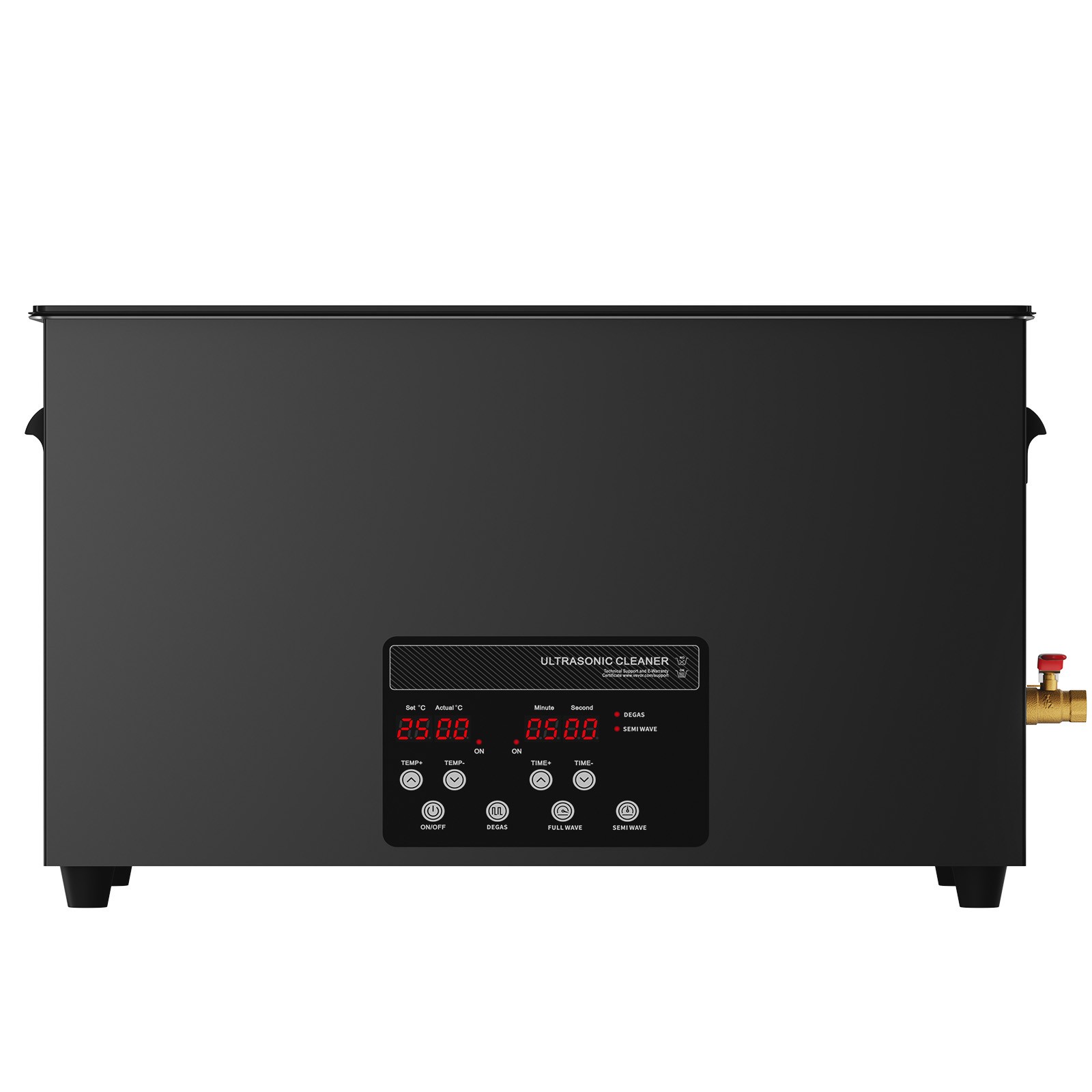 VEVOR Ultrasonic Cleaner 30L Cleaning Machine with Timer Heater & Basket 600W