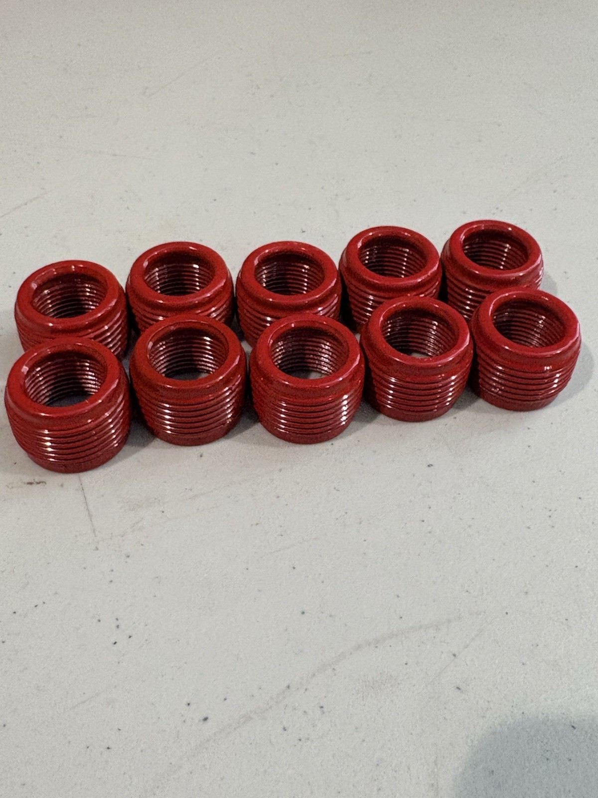 Lot of 10 RobRoy Plastibond 1″THREADED PVC-COATED CONDUIT NIPPLE