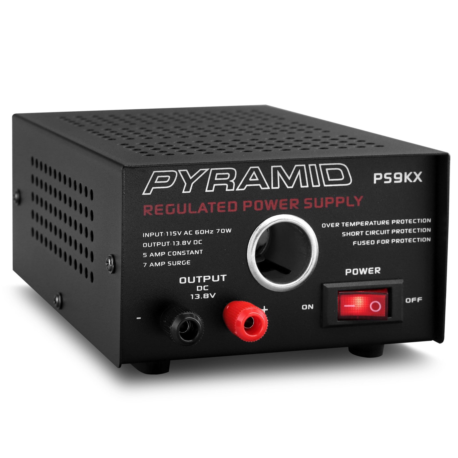 PS9KX Universal Compact Bench Power Supply-5 Amp Linear Regulated Home Lab Be…