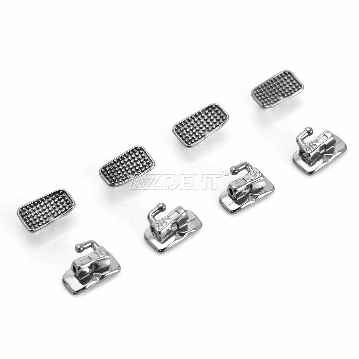 AZDENT Dental Orthodontic 1st Molar Bondable Mono Roth 0.022 Buccal Tubes N-Conv