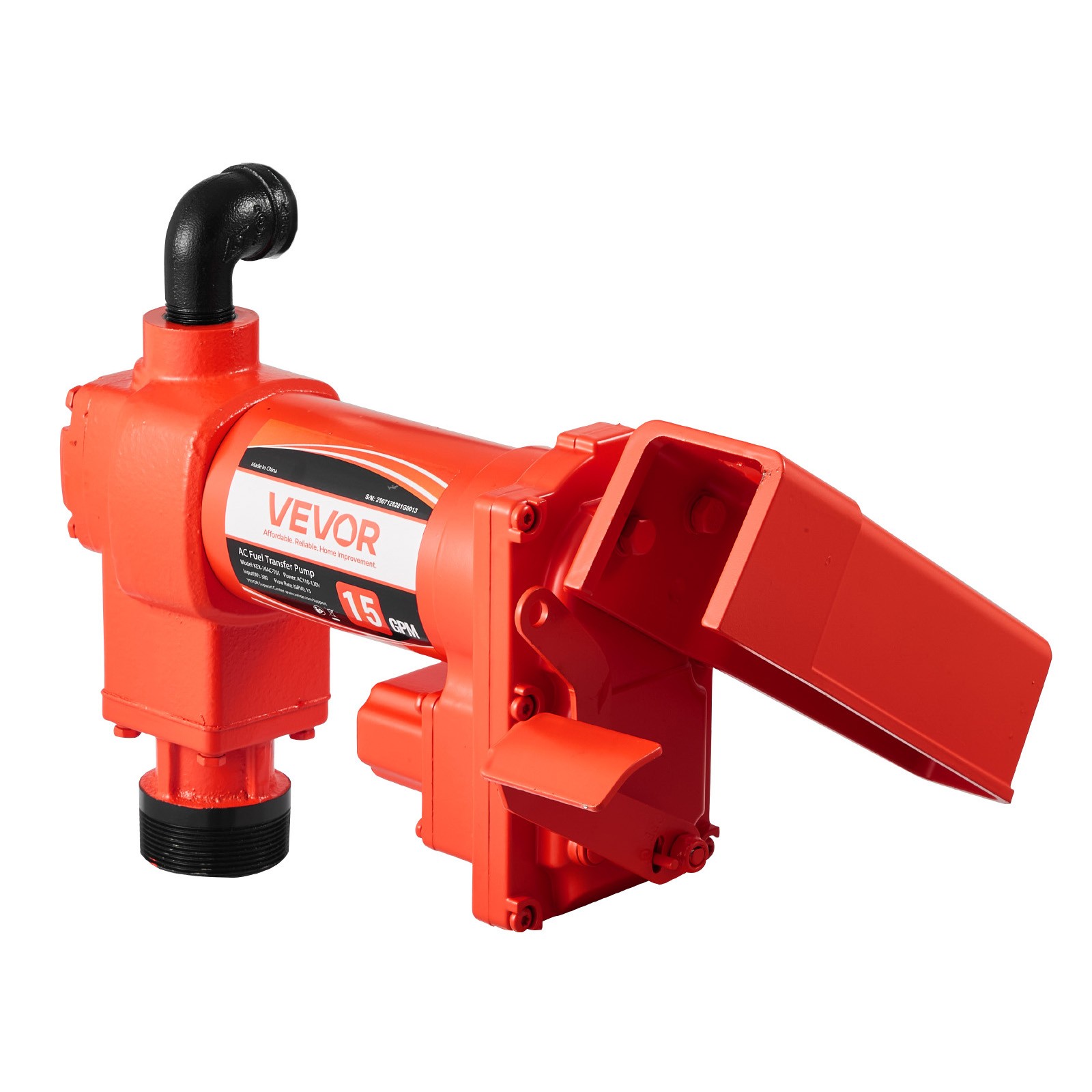 VEVOR Fuel Transfer Pump 110V Electric Oil Diesel Kerosene Pump 15 GPM 57 L/min