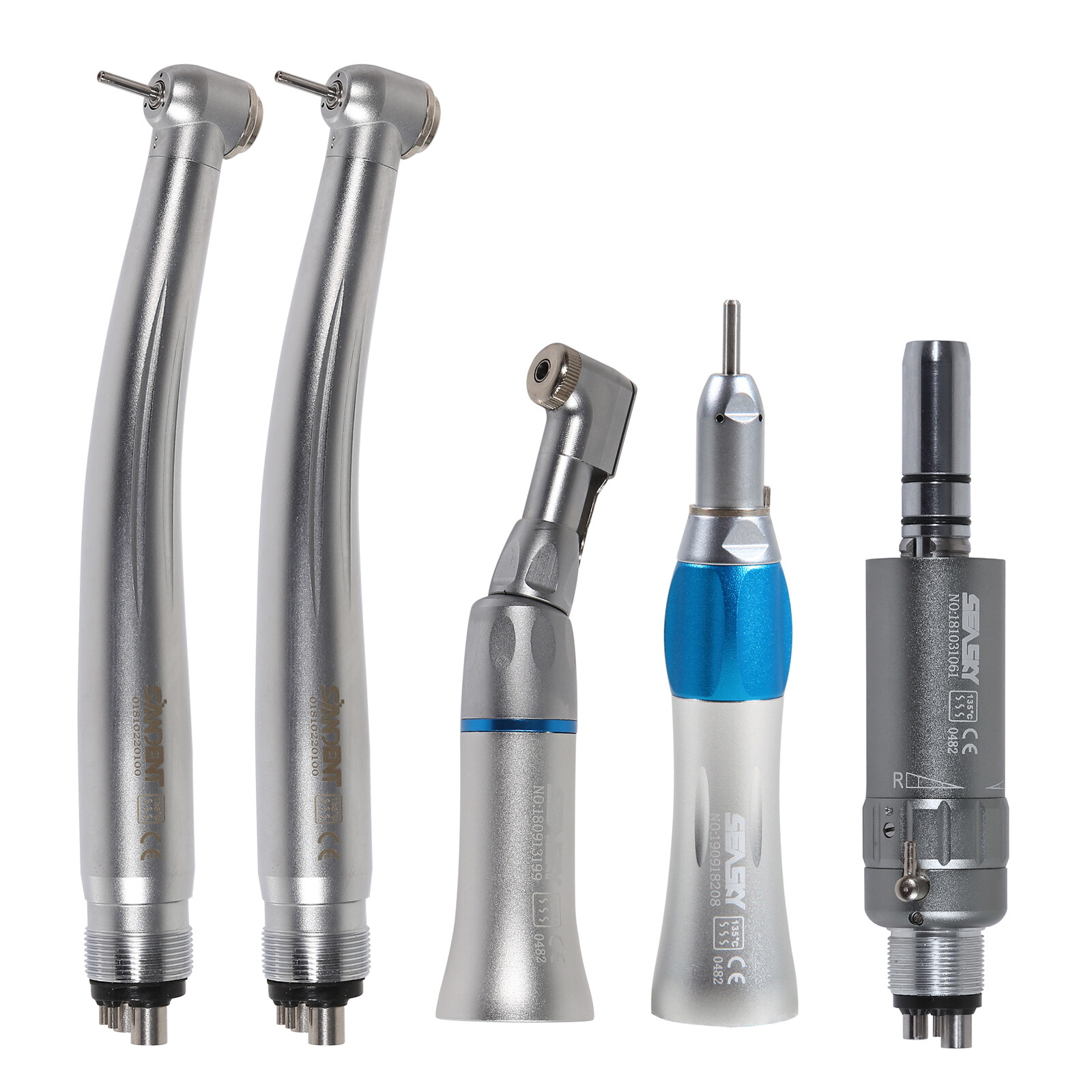 Dental High Slow Low Speed Handpiece Contra angle 4H Motor Straight EP4 Fit NSK