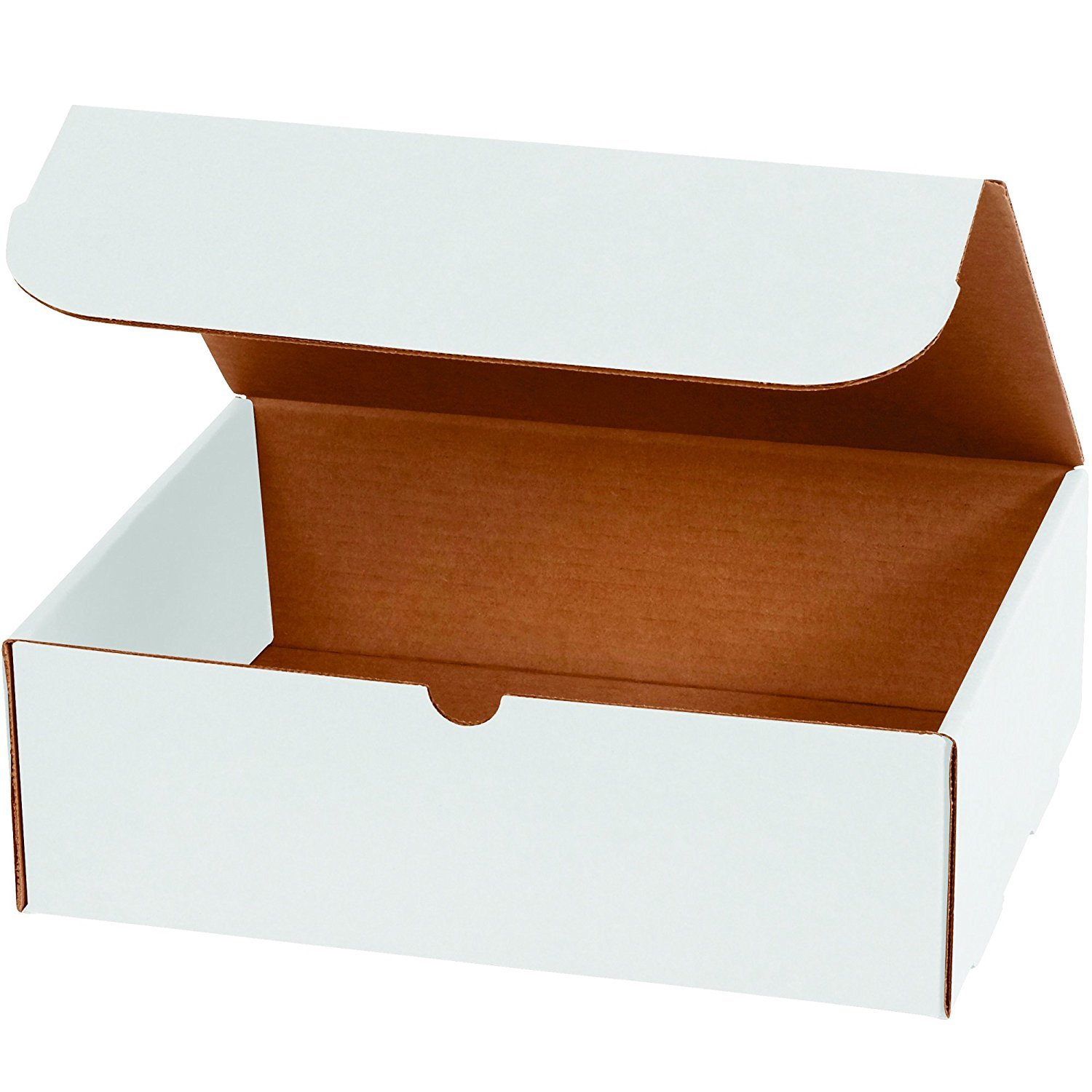 4x3x2 White Corrugated Shipping Mailers Packing Box Boxes Folding 50 100 To 1000