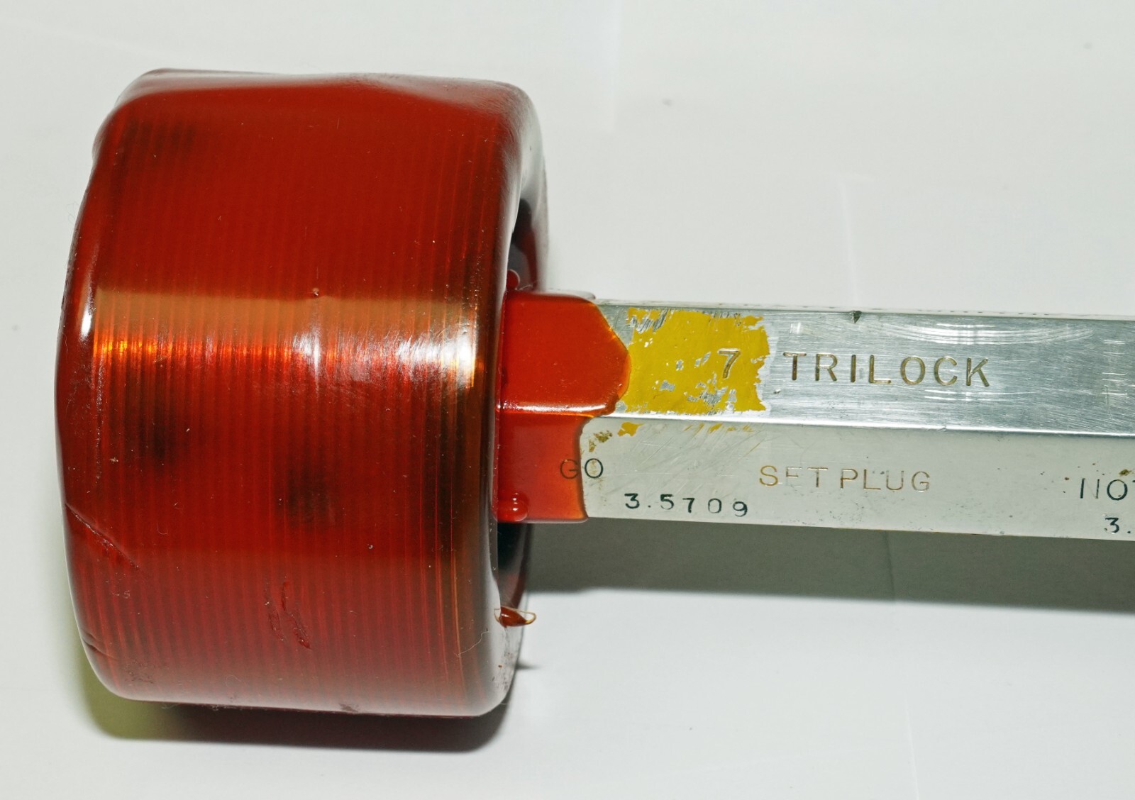 PW 3-5/8-12 N-3A Set Plug Thread Gage Go 3.5709 NoGo 3.5661 USA