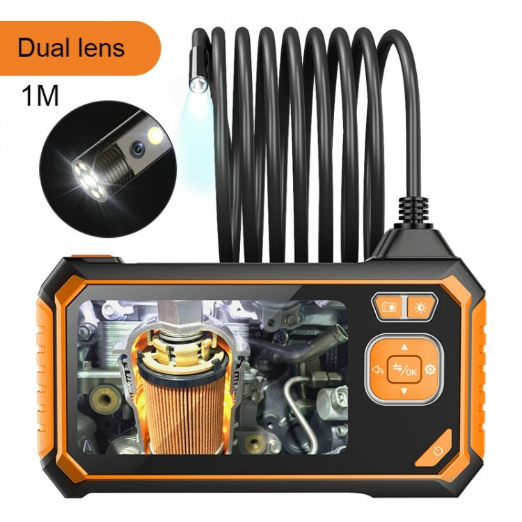Inskam113-2 Industrial Endoscope Camera 1080P Borescope Waterproof Lens 4.3″LCD