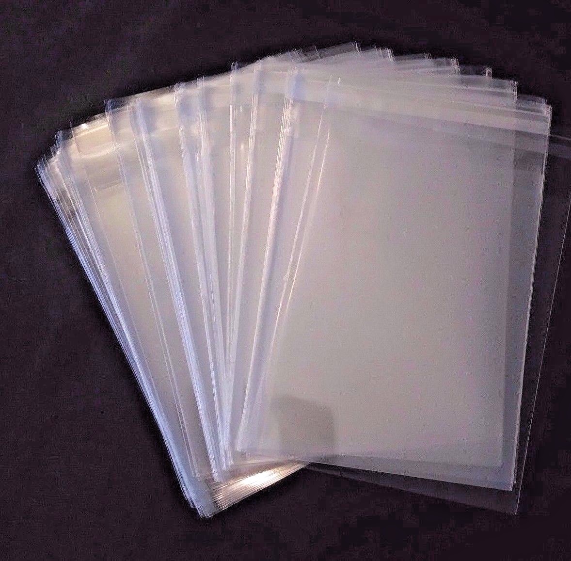 Clear Resealable Self-Adhesive Seal Cello Plastic bags 3 x 3 1.2Mil Polyvinyl