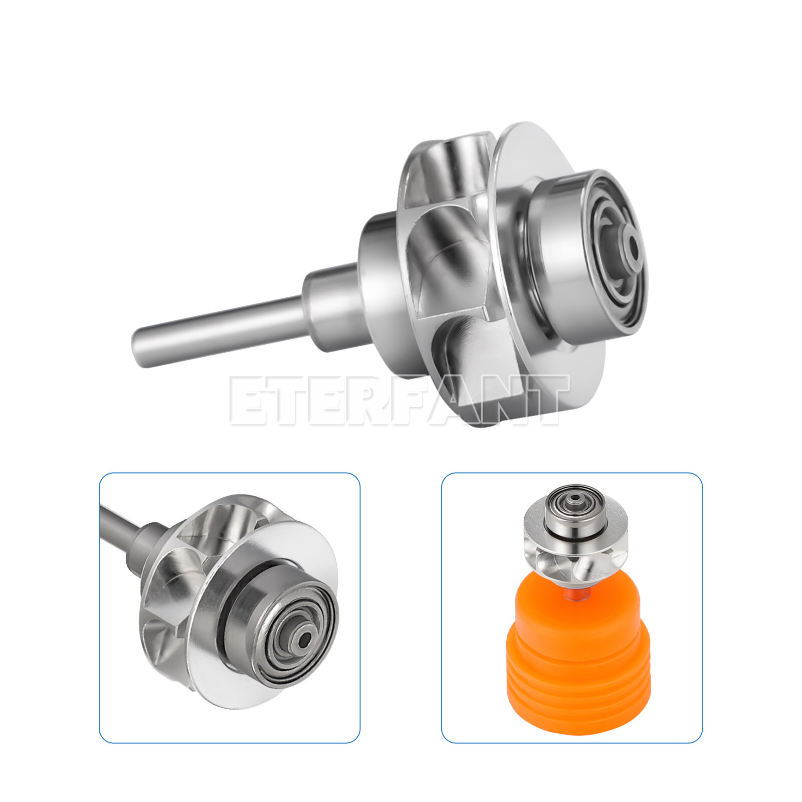 ENTERFANT Dental Turbine Cartridge Rotor Autochuck For High Speed Handpiece
