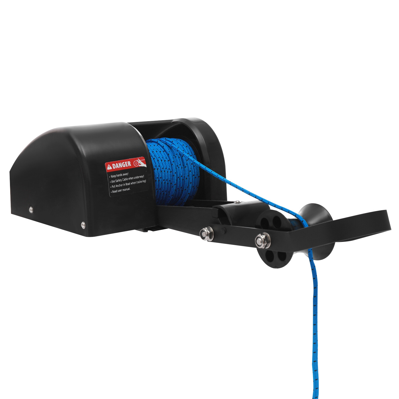Electric anchor winch Boat Marine Winch 35LBS with remote control&Anchor Roller
