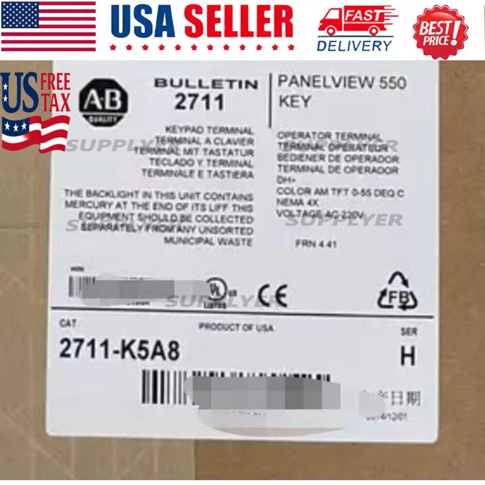 2711-K5A8 AB PanelView Standard Terminal Fast Shipping New 2711K5A8 US Free Tax