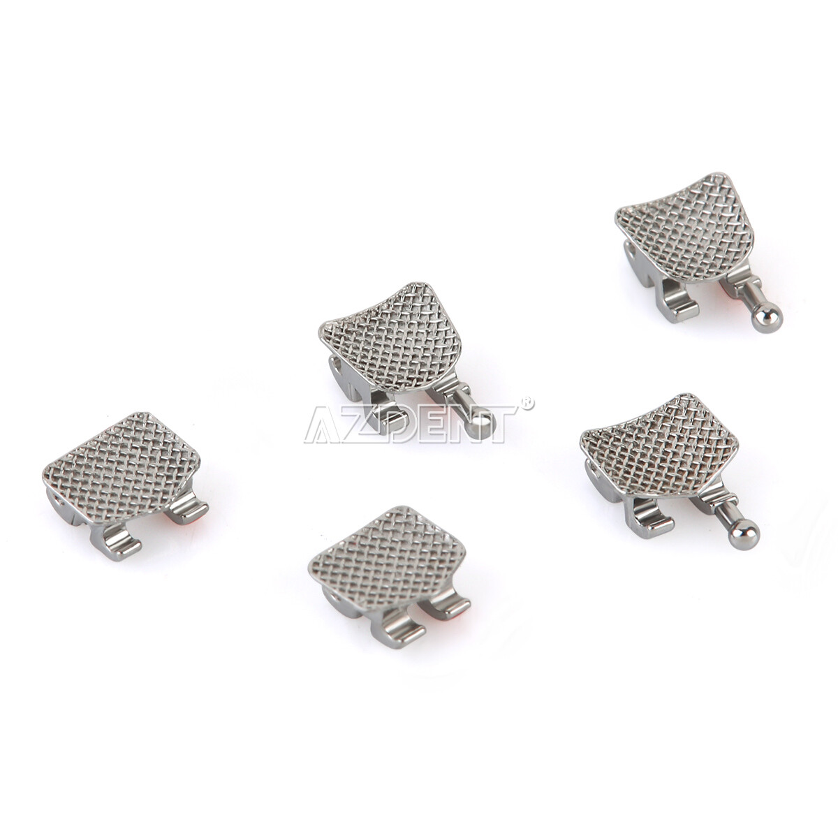 10 Sets AZDENT Dental Orthodontic Brackets Braces Mini MBT.022 Hooks 345