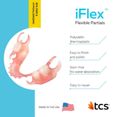 TCS iFlex – Dental Polyolefin Thermoplastic – Standard Pink – All Sizes