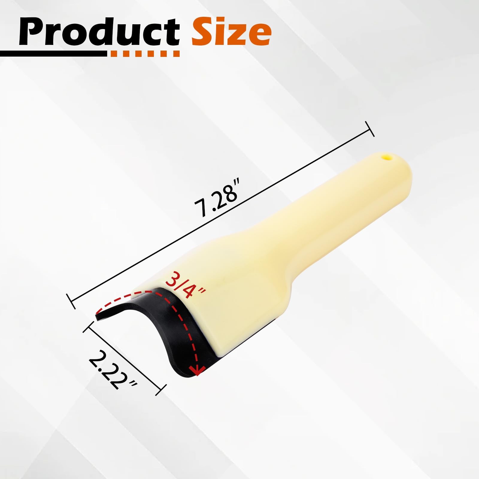 3/4″ Outside Bull Nose Corner Trowel,Radius Bullnose Tool, for Beige