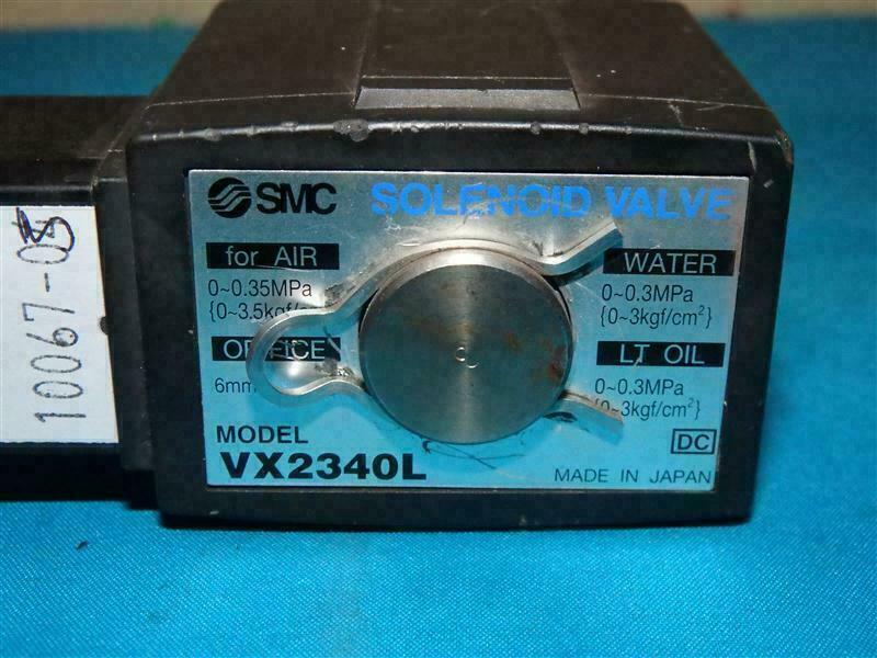 SMC VX2340L Solenoid Valve 0~0.35MPa 6mm 0~0.3MPa Made in Japan w/ Scratches