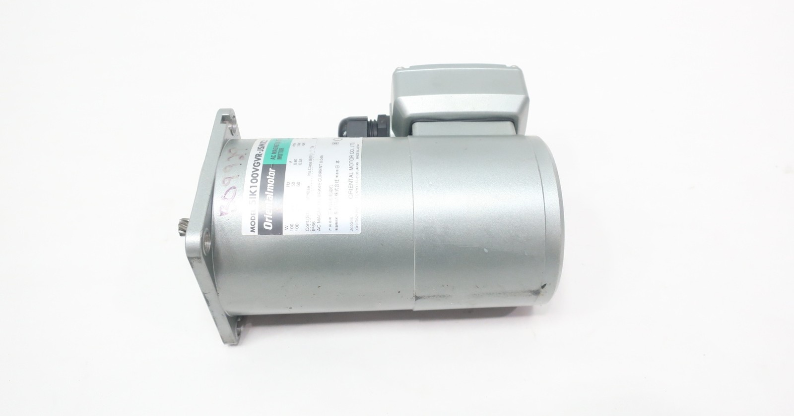 Oriental Motor 5IK100VGVR-JSMT2 Magnetic Brake Motor 100w 1680rpm 200v-ac 3ph