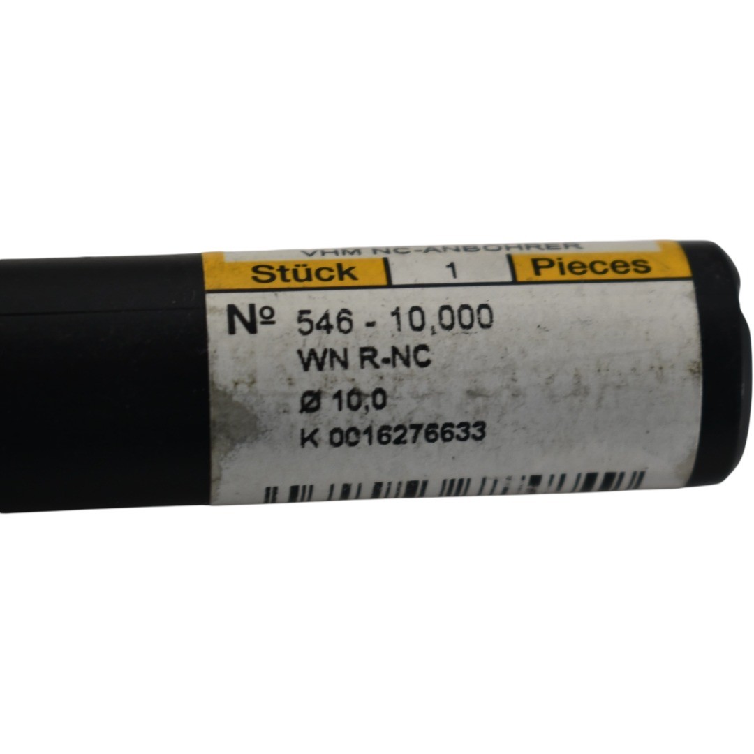 NEW Guhring 546-10.000 NC Spot Drill 10mm Carbide 142 Degree