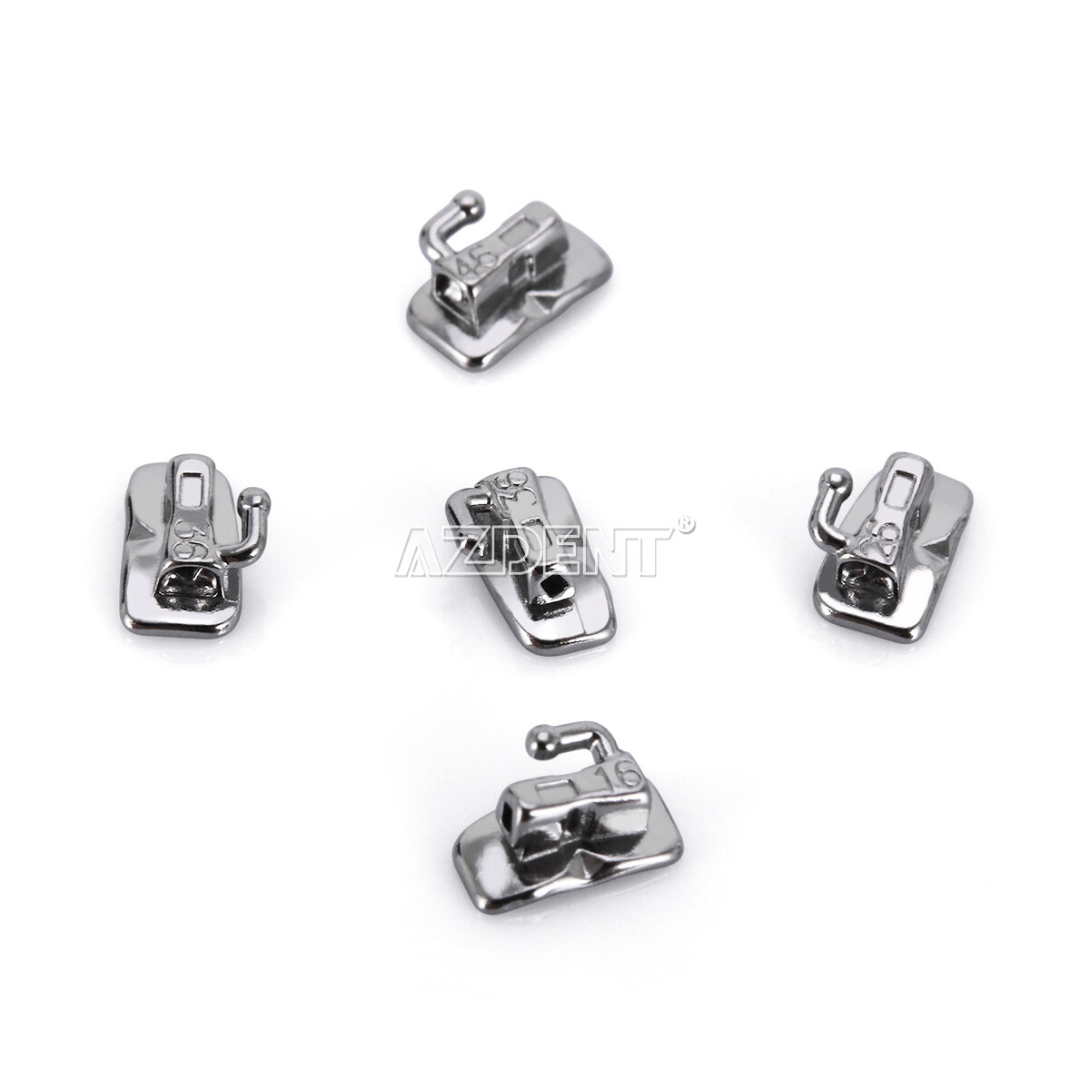 Dental Bondable Monoblock Non-Convertible Single MBT 0.022 Buccal Tub 1st Molar