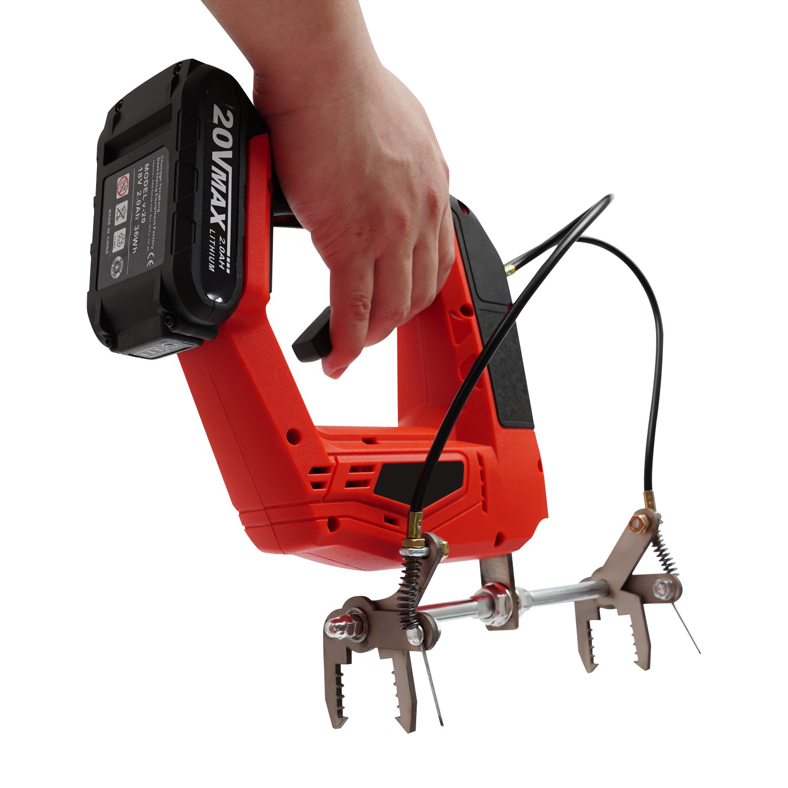 20V Cordless Electric Bee Remover Frame Shaker Handheld 2×2000mAh