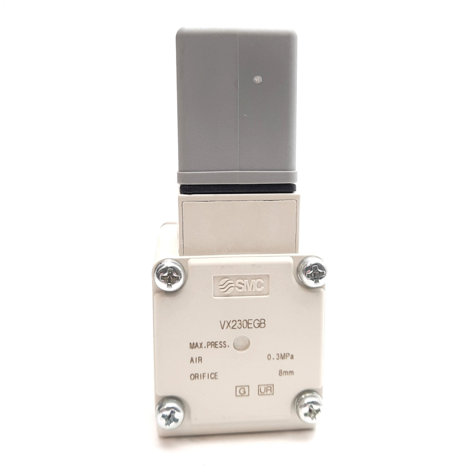 SMC VX230EGB Solenoid Valve, ø8mm Orifice, 0.3MPa Max, 10.5W, 24VDC Coil