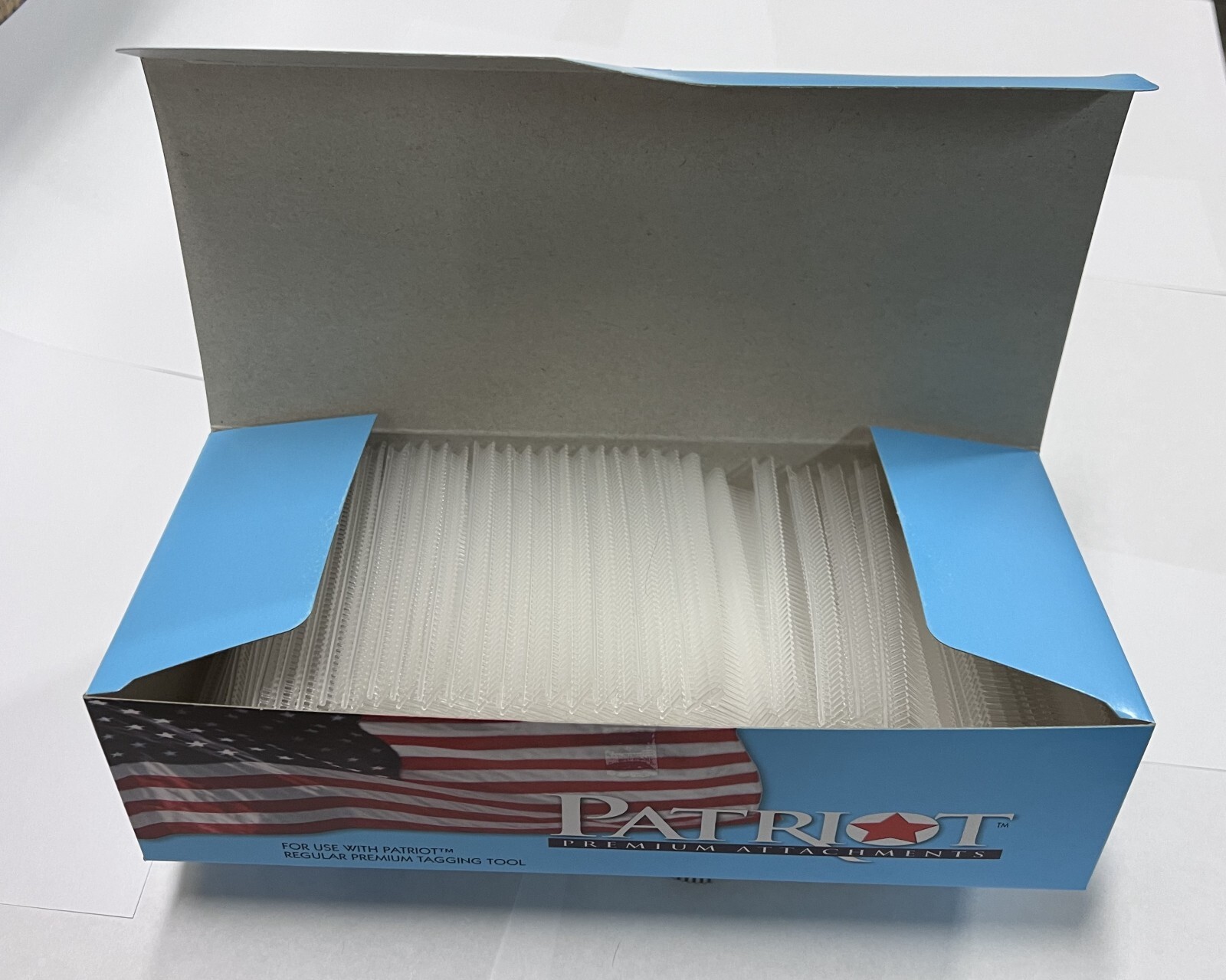 2″ Clear Regular Tag gun Fasteners, Barbs, Pins 5,000 per box 50mm