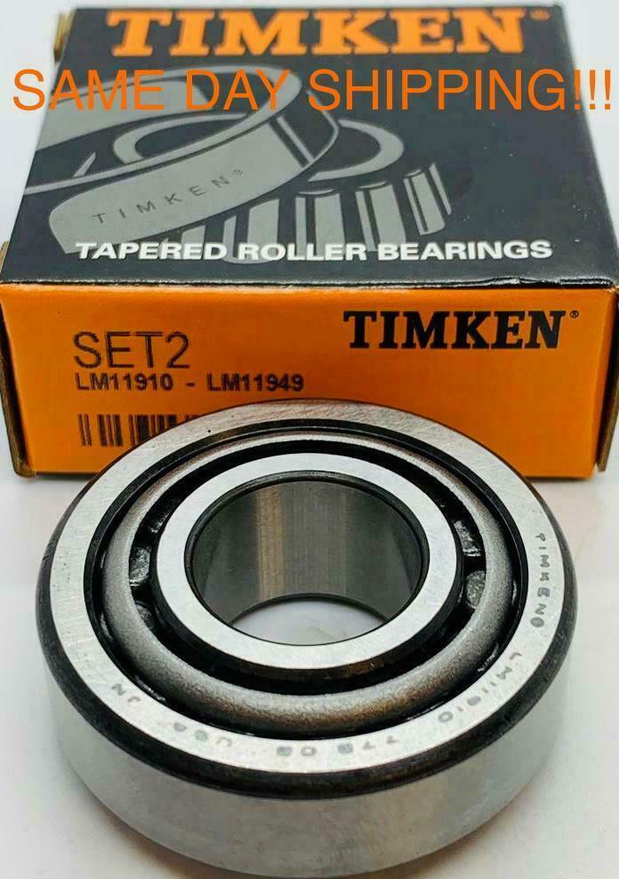Timken USA Set2, Set 2 ( LM11949 & LM11910) A2 Cup & Cone SAME DAY SHIPPING!!!!