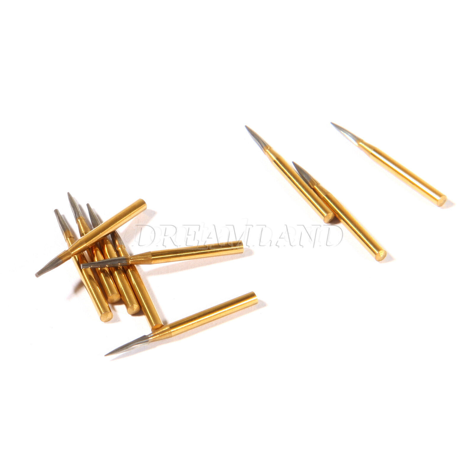 Dental Trimming / Finishing Drills Tungsten CARBIDE Burs Flame Shape FG7901