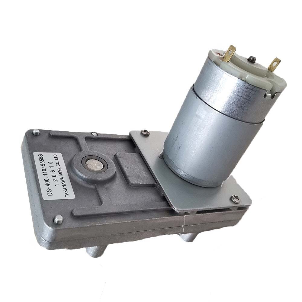 High-Torque DC Motor RS-555 Metal Worm Gear Motor 12V-24VDC Gear Motor