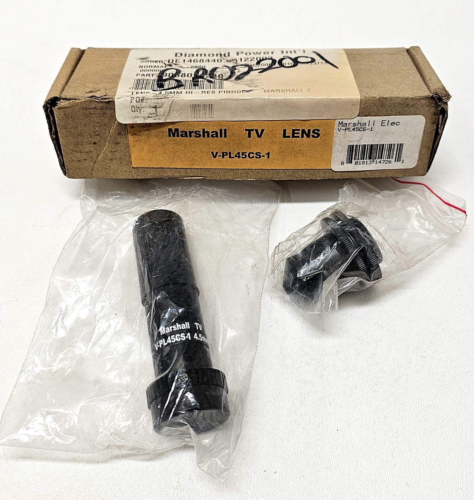 Marshall Electronics V-PL45CS-1 ~ CS-Mount 4.5mm, ƒ1.8 Lens