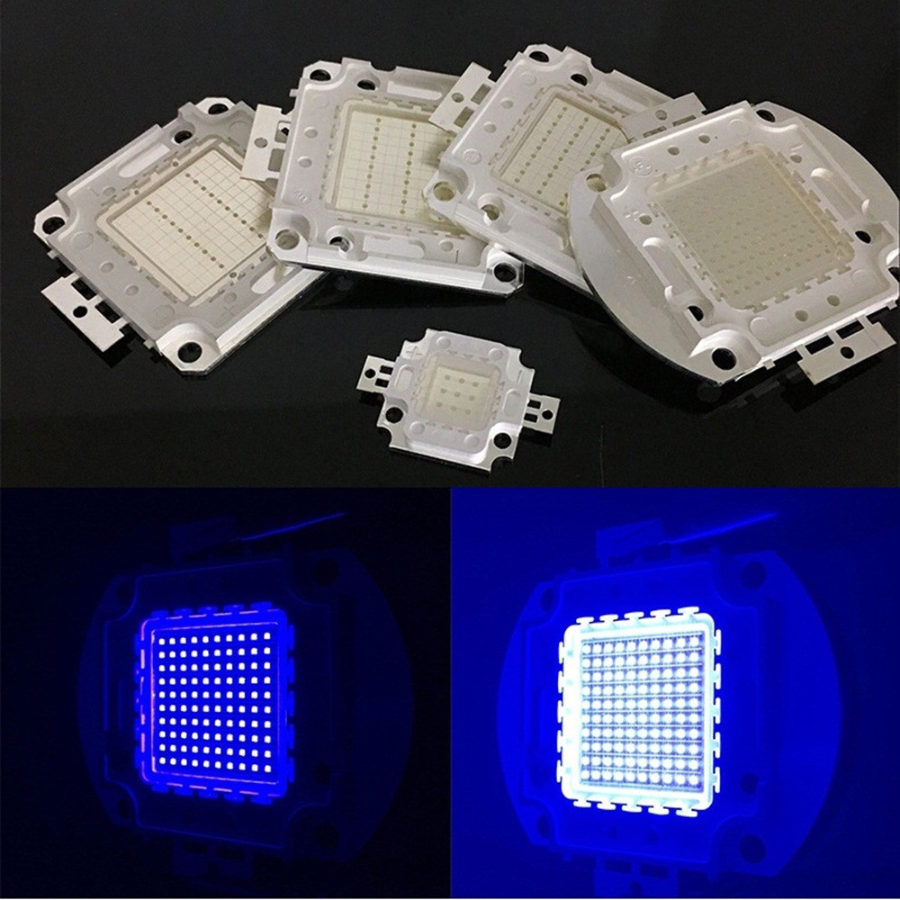 10W 20W 30W 50W 100W High Power LED Chip SMD Blue Wavelength 455nm-460nm DIY
