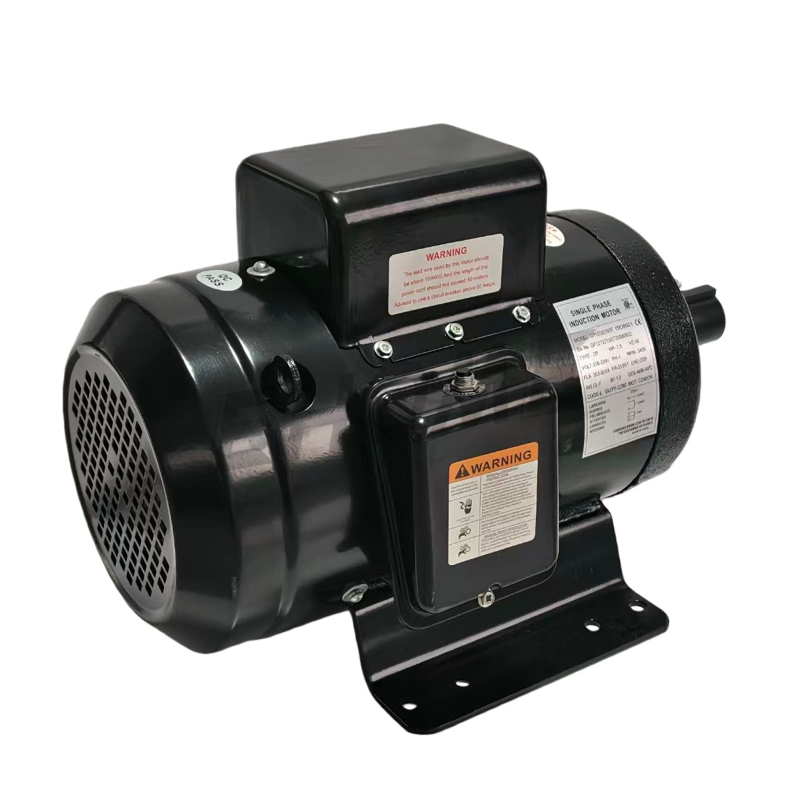 Air Compressor Motor For Ingersoll Rand Single Phase 230V 3450RPM 23172604 7.5HP