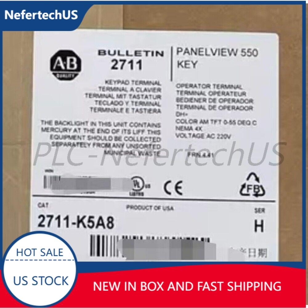 2711-K5A8 AB PanelView Standard Terminal Fast Shipping New 2711K5A8 US Free Tax
