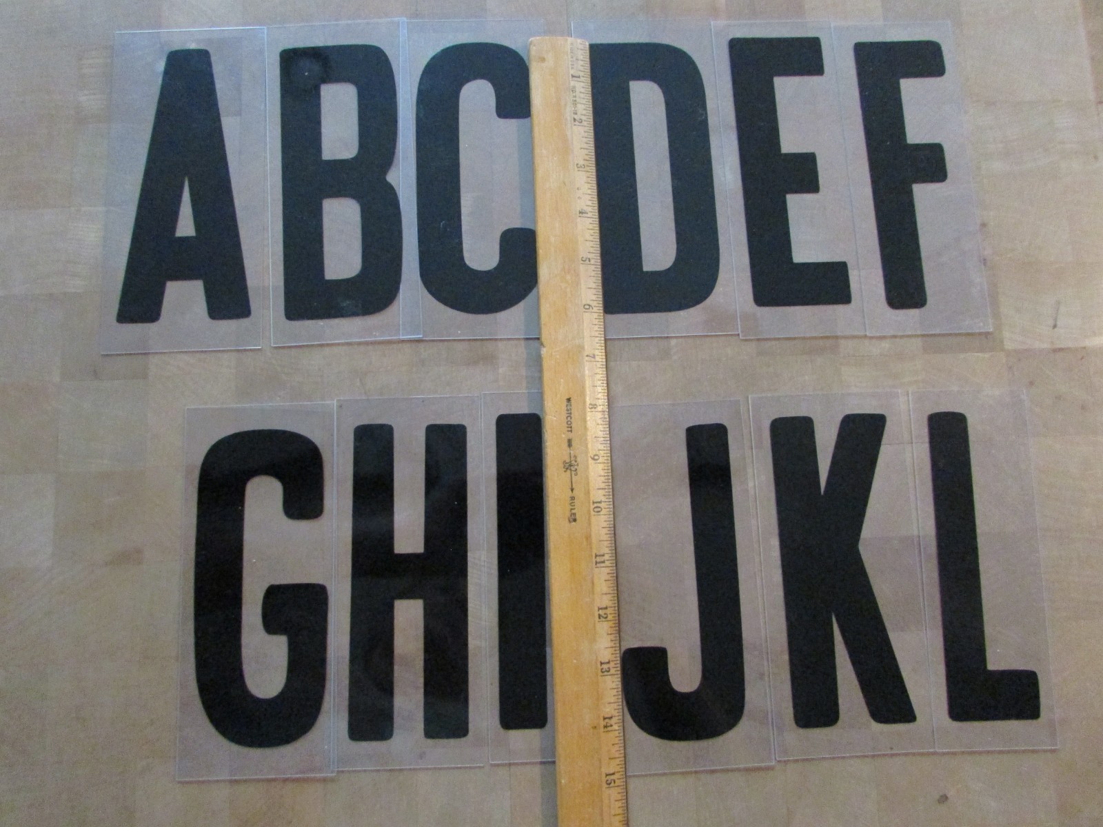 Changeable Sign Letters 6″ Letter Printed on 7″ Panel 448 Pieces
