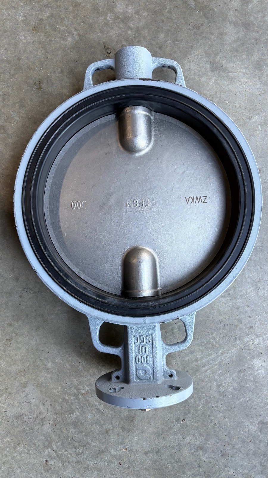 Valworx 5644 Pneumatic Direct Mount 12″ Wafer Butterfly Valve EPDM 316 SS Disk