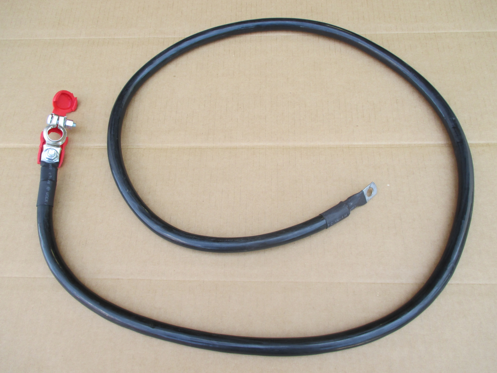 64″ TRACTOR BATTERY CABLE 2 GAUGE SOLID COPPER CORE 64 INCH 2GA