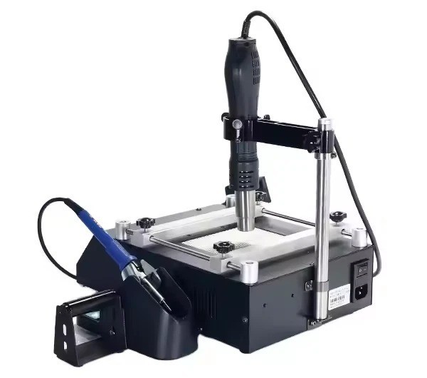 YIHUA 853AAA+ Preheater Desoldering Hot Air Rework Station with Soldering Tool