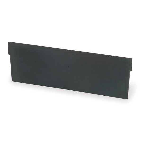Akro-Mils 40130 Divider, Plastic, Black, 6-1/8 In L X 2-7/8 In H, 24 Pk