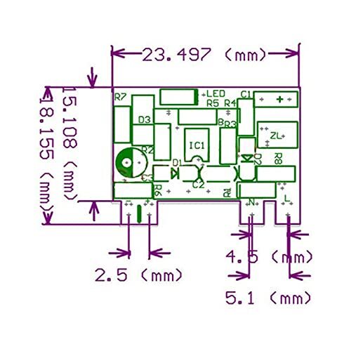 5 Piezas Modulo De Placa De 12 V 300 Ma Mini Ac-dc 110 V 120 V 220 V 230 V A 5