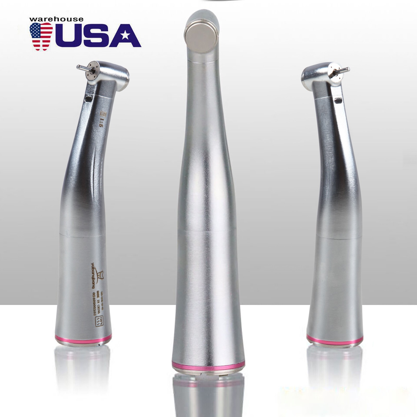 Dental 1:5 Increasing Contra Angle LED Handpiece Fit NSK Electric Motor X95L