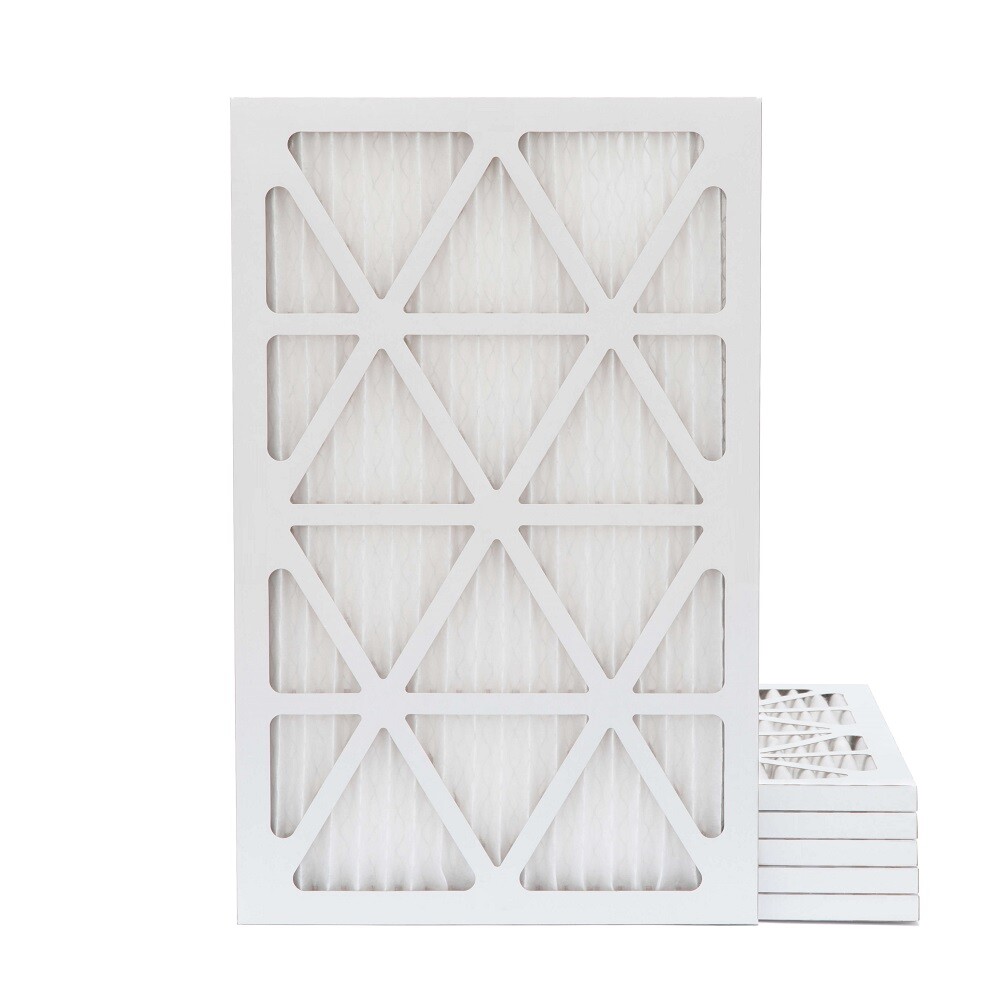 16X24X1 MERV 13 Pleated AC Furnace Air Filters. 6 Pack